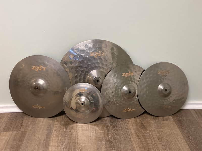 Zildjian ZXT Titanium Rock Cymbal Pack Set 14" Hi-Hat 16" Crash 20" Ride 10" Splash image 1