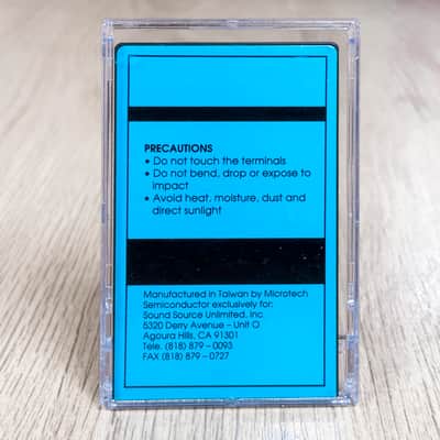 Yamaha SY/TG55 | Voice ROM Data Card | Sound Source Unlimited | TG504 | Modern Analog // RARE!! image 2