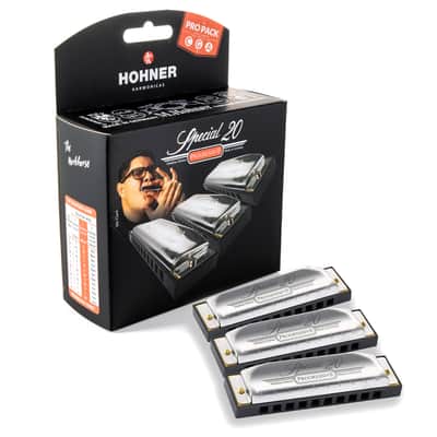 Hohner Special 20 Pro Pack 3-Piece Harmonicas image 2