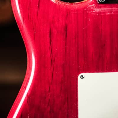 2005 Fender Highway One Stratocaster crimson red transparent image 16