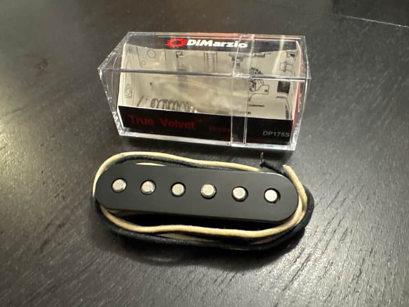 DiMarzio DP175SW True Velvet Single Coil Middle Pickup 2010s  - black