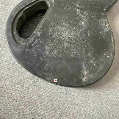 Black Basswood Guitar Single Cut Body image 8