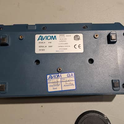 Aviom A-16II Personal Mixer 2010s - Blue image 2