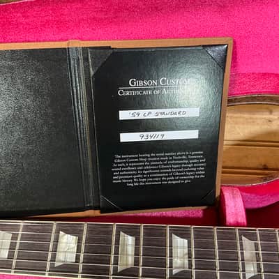 Gibson Custom 1959 Les Paul Standard Reissue Gloss Electric Guitar B-STOCK - Huburst image 8