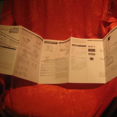 Ibanez Manual for RP100 Rock & Play Stereo Cassette Player image 2