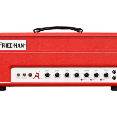 Friedman Signature Jake E Lee JEL-50 - Red Tolex 50-Watt Tube Head image 1