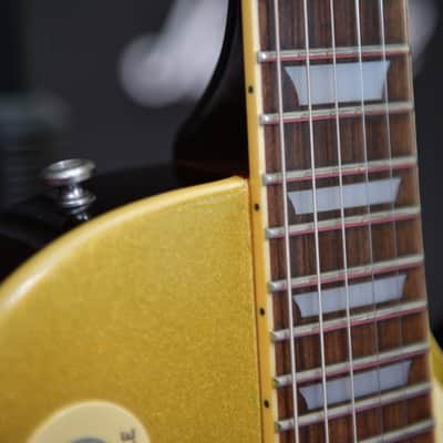 Aria Pro II Gold Top Les Paul p90s '56 Reissue, late 90's image 12