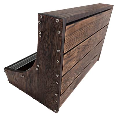 10U / 104hp Eurorack case MARIA • Rails + M3 nuts / Dark oak / Unpowered image 7
