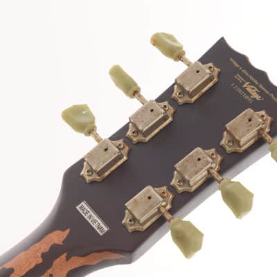 Vintage V100MR-TSB Icon Series Single Cut 2010s - Distressed Tobacco Sunburst image 9
