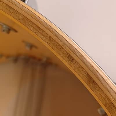 Ludwig 12x14" Brushed Gold Challenger ST Plus Snare Drum Vintage 1984 Marching image 16