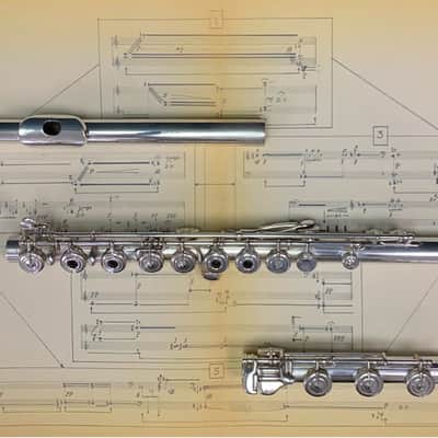Haynes Handmade & Custom Build 1960 - Solid Silver Flute image 1