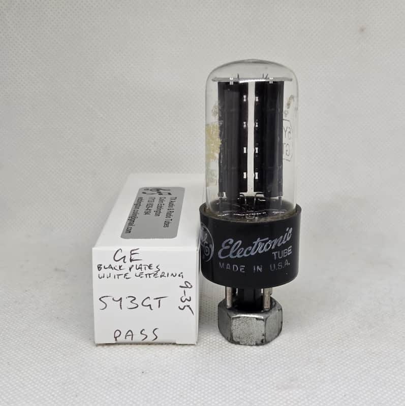 GE 5Y3GT Black Plate Rectifier Single NOS 5Y3 image 1