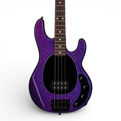 Sterling by Music Man SBMM ST-RAY34-PSK-R2 RAY34 Stingray 4-String Bass, Purple Sparkle image 4