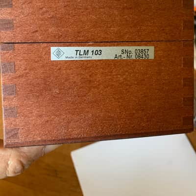 Neumann TLM 103 Large Diaphragm Cardioid Condenser Microphone Stereo Pair 1997 - Present - Nickel image 6