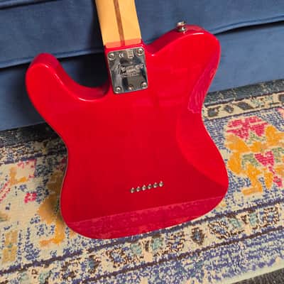 Used Fender American Standard Telecaster Crimson Red w/case image 3