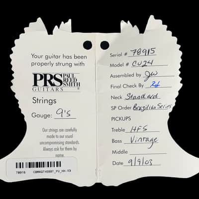 2003 Paul Reed Smith PRS Custom 24 10 Top Brazilian Limited #58 of 500 ~ Purple image 9