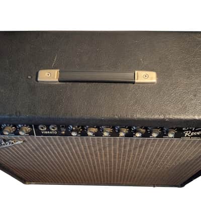 Fender Super Reverb 1967 40-Watt 4x10 Blackface Original Great Amp image 2