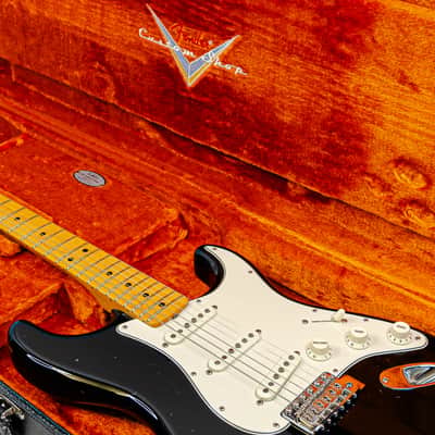 2018 Fender Custom Shop Jimi Hendrix Voodoo Child Stratocaster Black w/ COA, OHSC - Hendrix Dream Machine image 4