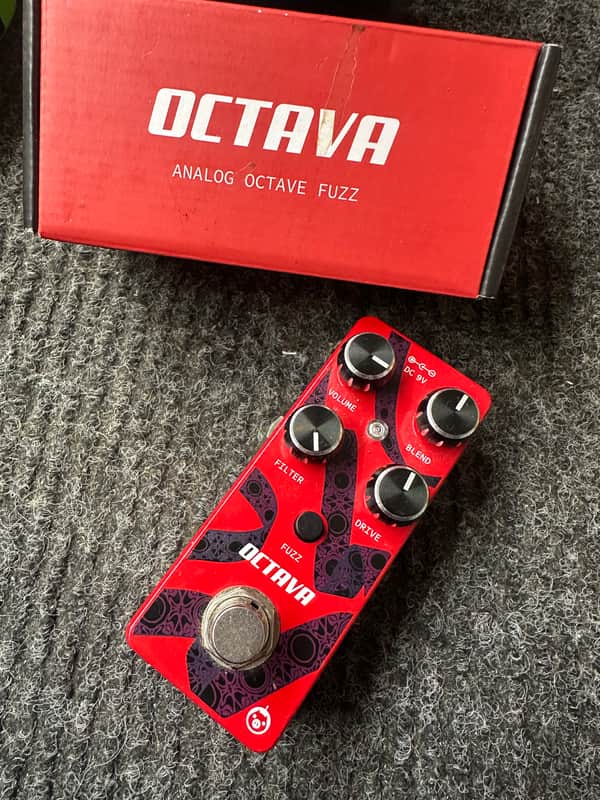 Pigtronix Octava Micro Octave Fuzz 2010s - Red image 1