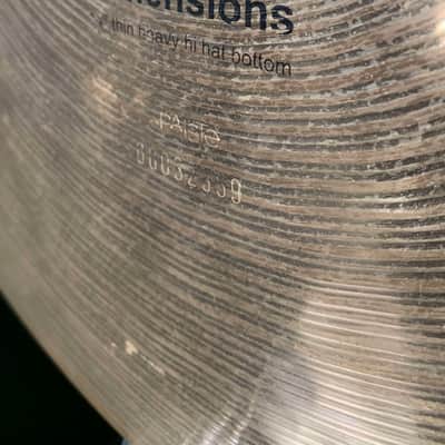 Paiste Signature Dimensions 14" Hi-Hat Pair Cymbals (Bg2) image 5