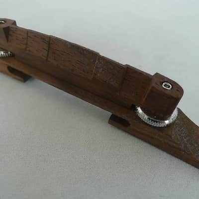 Rosewood Hollow Body Archtop Jazz Guitar Bridge image 1