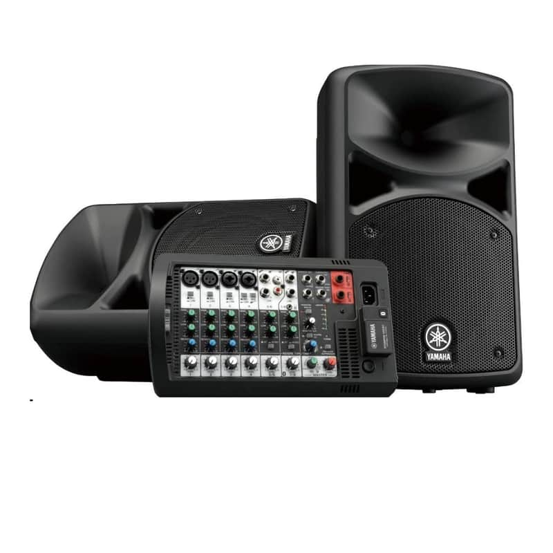 Yamaha STAGEPAS 400BT | 400W 8 Channel Phantom Powered Bluetooth PA Speaker image 1