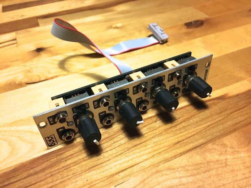 Steady State Fate MIXMODE - 4CH mixer attenuator module - SSF eurorack modular synthesizer image 1