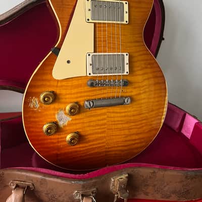Gibson Les Paul 1959 Reissue 2023 - Gemini Burst - Brazilian board - Ultra Heavy Aged Murphy Lab image 9