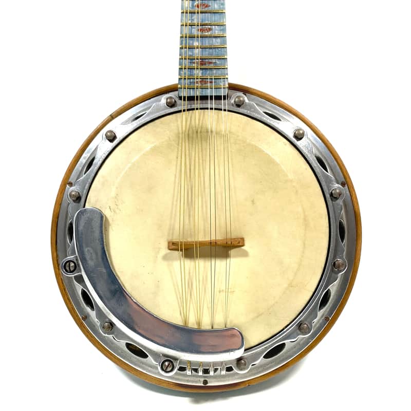 Mandolin-Banjo (Banjolin) Jacobacci's Workshop Decorated from 1947 image 1