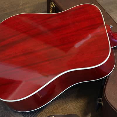 Minty! 2017 Gibson Hummingbird Standard Dreadnought Acoustic Guitar Cherry Sunburst + OHSC image 12