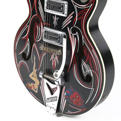 Gretsch 6120SH Brian Setzer Pinstripe Hot Rod Owned by Brian Setzer image 12