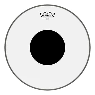 Remo 8" Controlled Sound Clear Black Dot Drum Head
