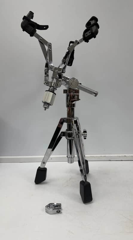 DW DWCP9300 9000 Series Heavy Duty Double-Braced Snare Drum Stand 2010s - Chrome Bild 1