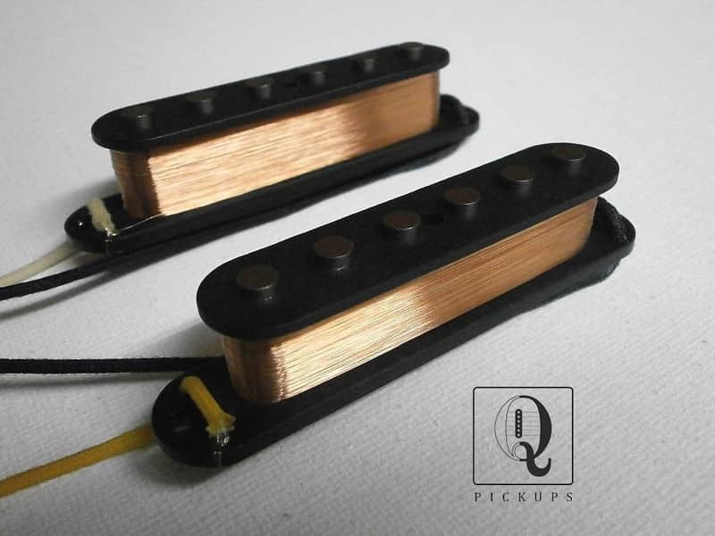 JAGUAR A5 Pickups Bridge Neck HOT Texas Special Vintage Hand Wound Fits Fender Q pickups Jag Offset image 1