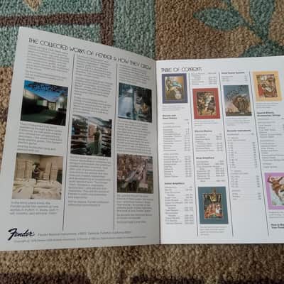 Vintage 1976 Fender Full-Line, Full-Color Catalog! Rare, Original Case Candy, Paperwork! image 2