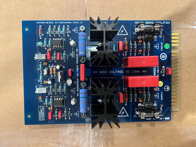 RTZ AUDIO MDA Motor Drive Amplifier AMPEX MM-1200 Upgrade #4840393 image 1