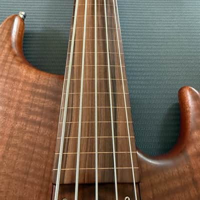 Hanewinckel Custom Pro Series 5-string Fretless Bass image 5