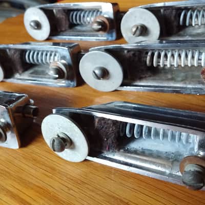 Rogers SWIVOMATIC 4 Bass Drum Beavertail LUGS 1960'S Cleveland SPRING INSERTS FELTS NO TARIFFS image 17