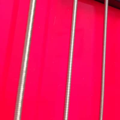 Kramer Spector P/J Style Bass 80's Hot Pink image 4