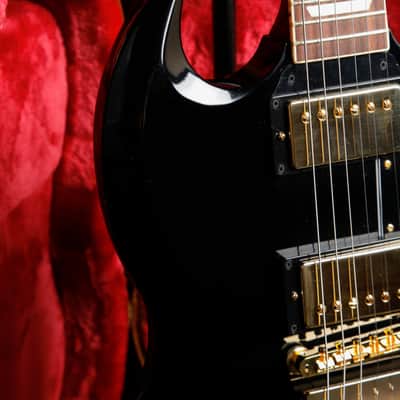 Gibson SG Standard '61 Maestro Limited Edition Ebony w/Gold Hardware image 7
