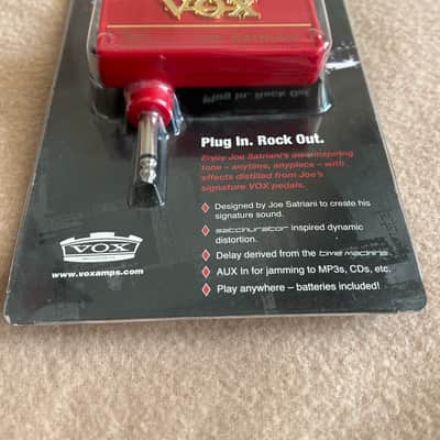 Vox amPlug Joe Satriani Signature Battery-Powered Guitar Headphone Amplifier 2010 - 2014 - Red image 4