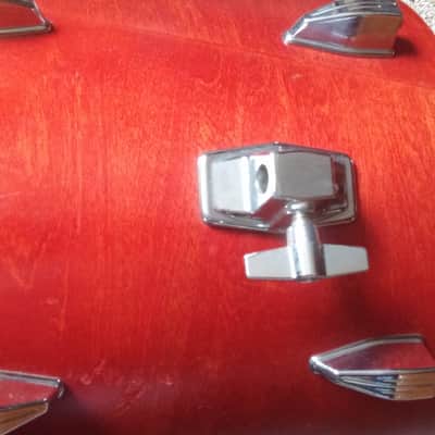 VINTAGE Tama Royalstar 12 x 11  Rack Tom 70s 80s RED MAHOGANY JAPAN Projects Popcorn Snare Shallow or Concert TOM image 10