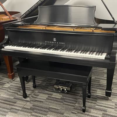 Steinway Model O 5'10" Grand Piano 1921 (Restored) - Satin Ebony image 1