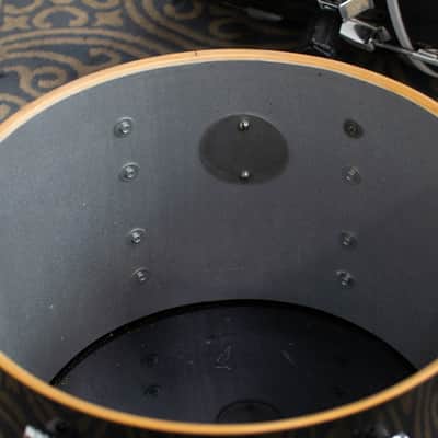 1980s Ludwig "Big Beat" Black Cortex Drum Kit image 16