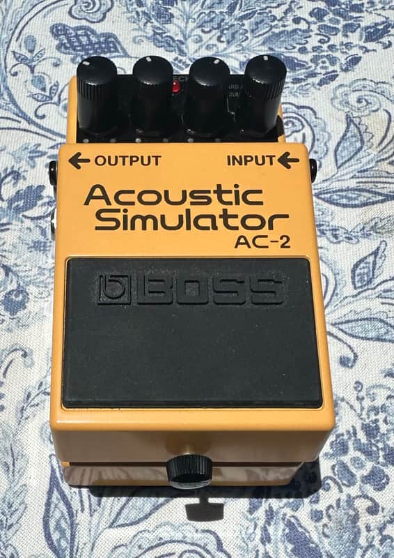 Boss AC-2 Acoustic Simulator (Silver Label) 1997 - 2006 - Yellow image 1