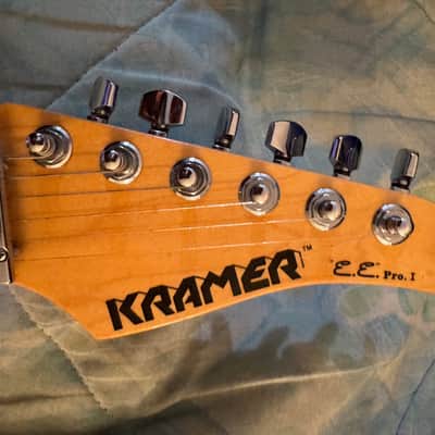 1987 USA KRAMER EE (Elliot Easton) Pro 1 HSS "Superstrat" - Floyd Rose - BLACK image 3