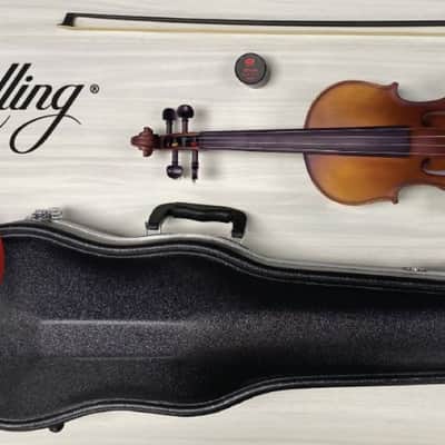 Knilling 112VN44+ School Model Plus 4/4 Full size Violin w/Thermoplastic case, Carbon Fiber bow NEW image 1