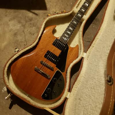 1972 Gibson SG Deluxe, Natural, Hardshell Case image 22