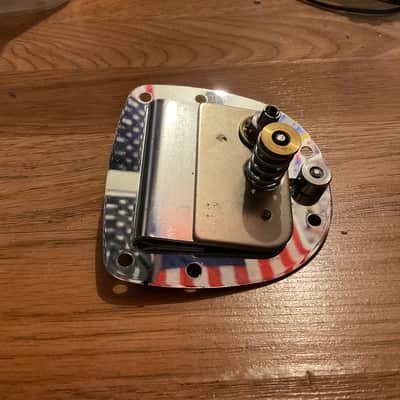 Allparts Jazzmaster/Jaguar Tremolo Tailpiece Chrome Free Shipping image 2
