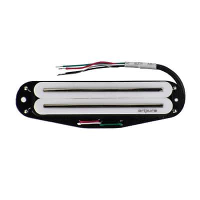 OriPure Hot Dual Rail Humbucker Alnico 5 ST Guitar Neck Pickup White 6.2K image 3